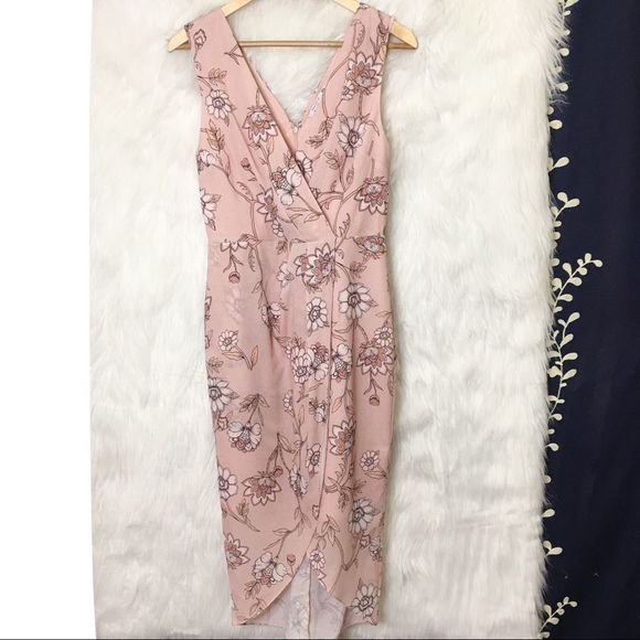 Cooper St Fiorella Floral Draped Sheath Dress - Picture 2 of 7